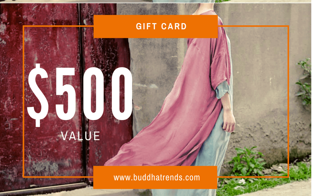 Подарункова картка Buddha Trends на 500 доларів США