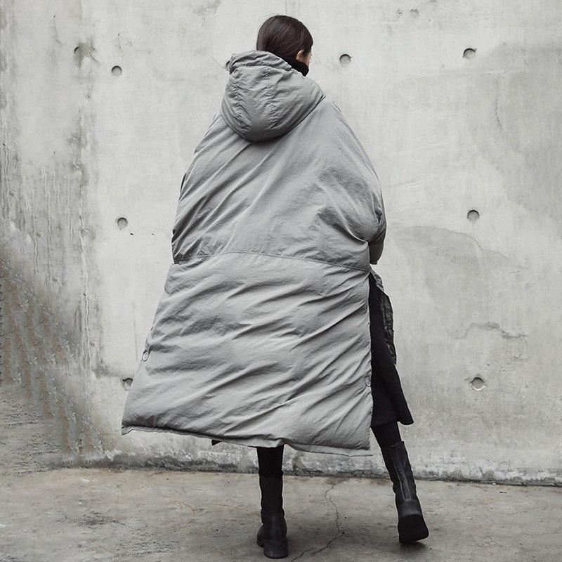 Buddha Trends Grey / One Size Extreme Oversized Grey Puffer Coat