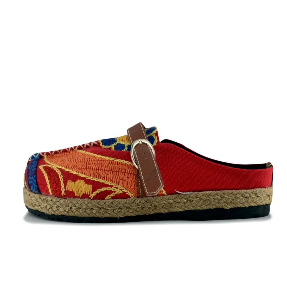 Buddha Trends Handgemachte Hippie-Loafer aus Baumwolle/Hanf