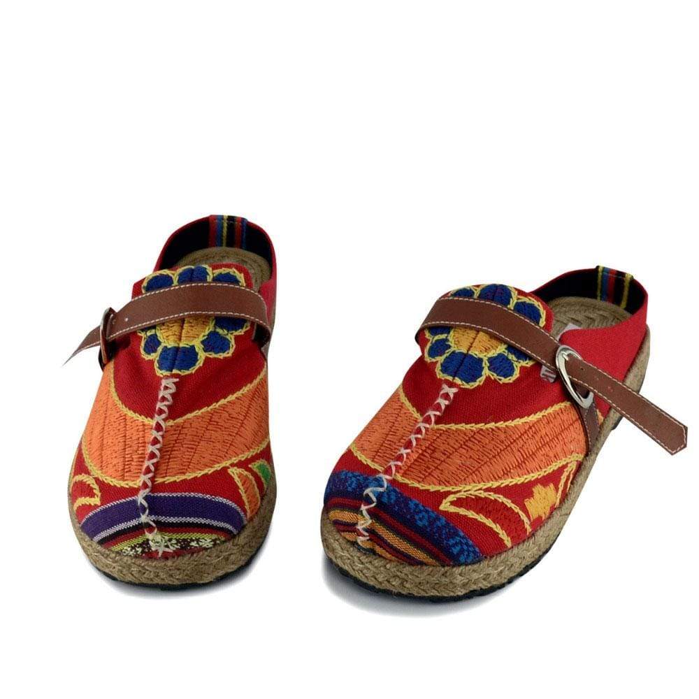 Buddha Trends Handmade Cotton/Hemp Hippie Loafers