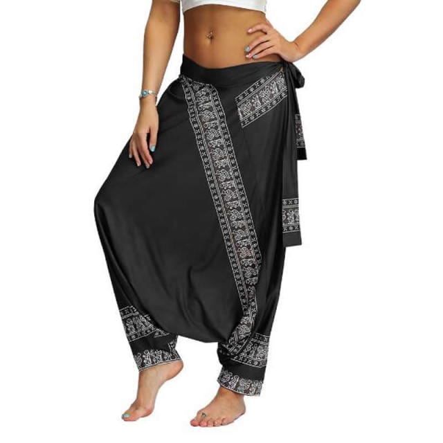 Buddha Trends Harem Pants 001 Nepal Style Layered Harem Pants