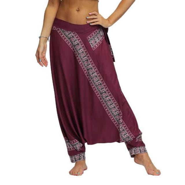 Buddha Trends Harem Pants 002 Nepal Style Layered Harem Pants