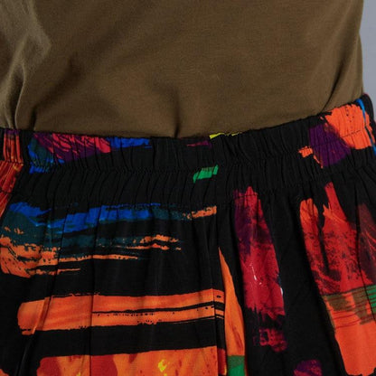 Buda Tendencias Pantalones Harem Arte abstracto Pantalones Harem coloridos