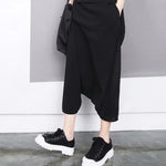 מכנסי הרמון שחורים של Kpop Fashion | דור המילניום
