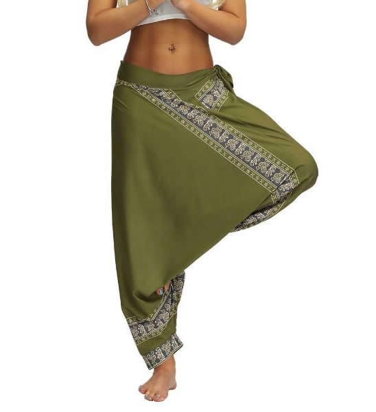 Buddha Trends Harem Pantalones Nepal Estilo Harem Pantalones