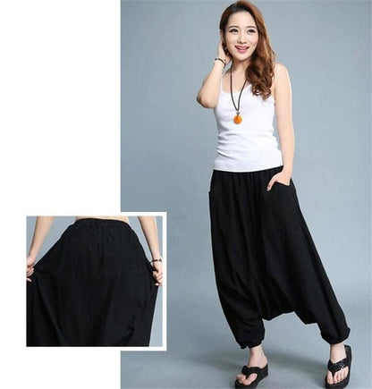Buddha Trends Harem Pants Plus Size Cotton Harem Pants