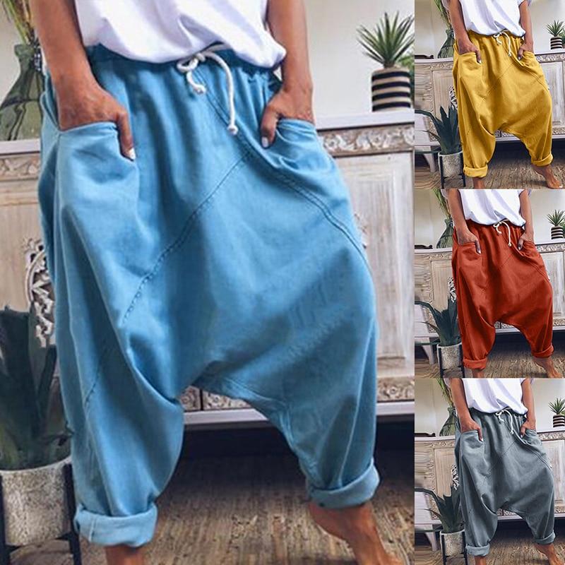 Pantalones harén de Buddha Trends Pantalones harén extragrandes de estilo callejero