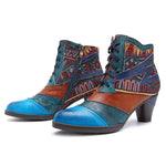Buddha Trends Infinity Boho Hippie Low Heel Ankle Boots