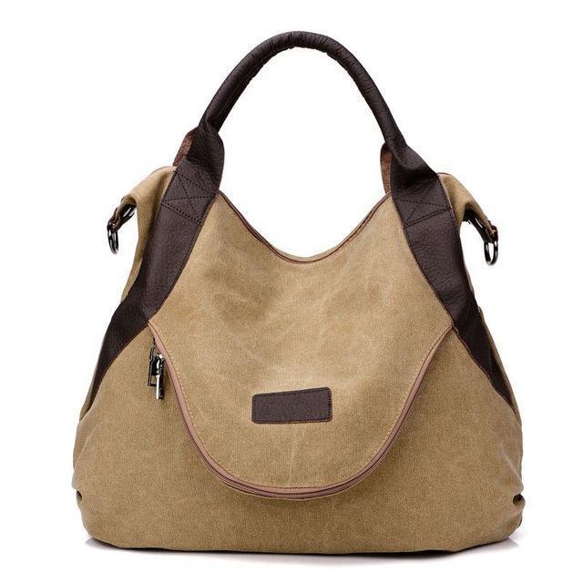 Large Capacity Vintage Shoulder Handbag