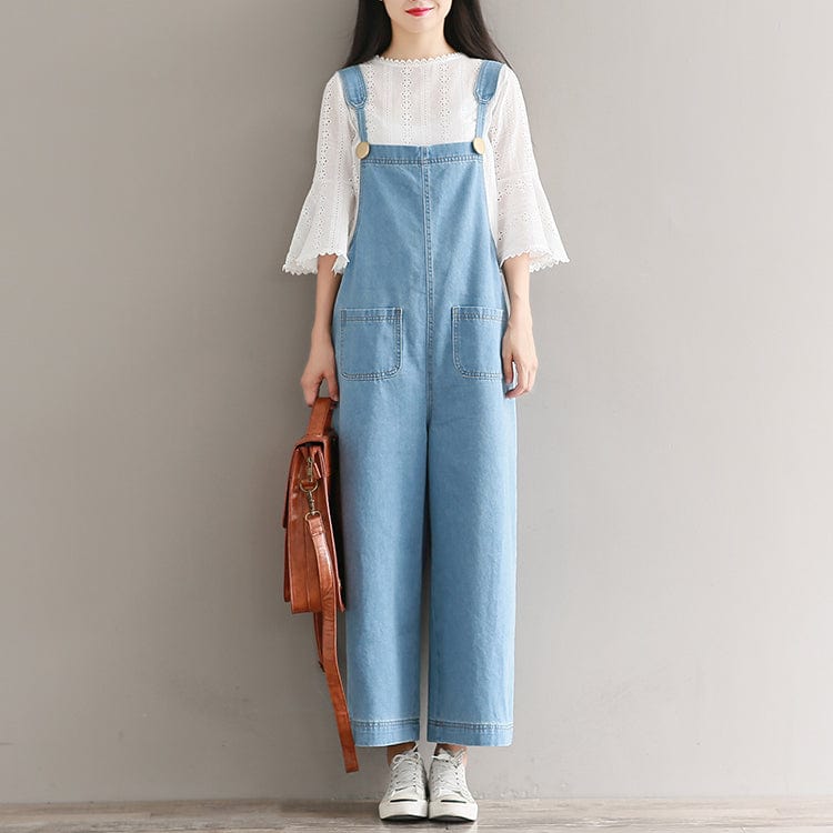 Buddha Trends Kylie Plus Size Denim Overall
