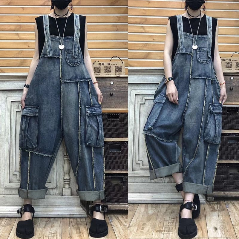 Buddha Trends Loose Baggy Overall