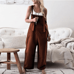 Losse vintage plus size overall