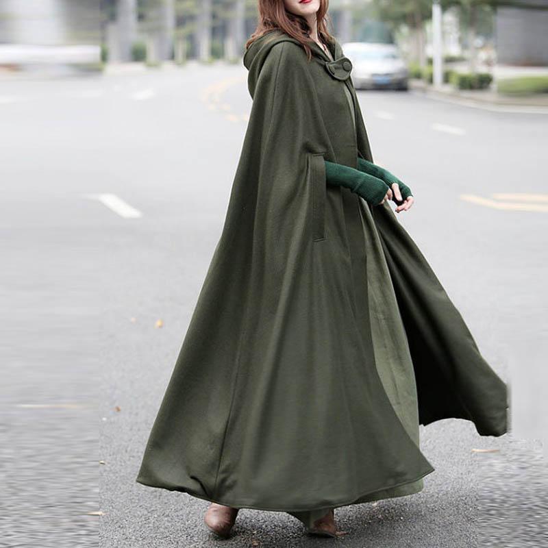 Buddha Trends Lushine Plus Size Hooded Cloak