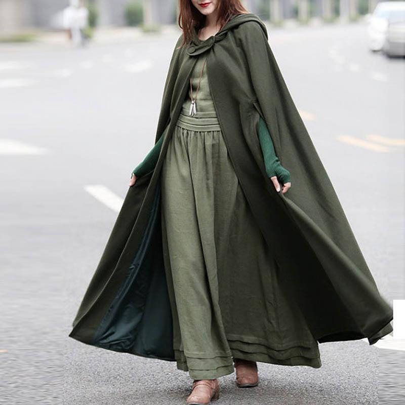 Buddha Trends Lushine Plus Size Hooded Cloak