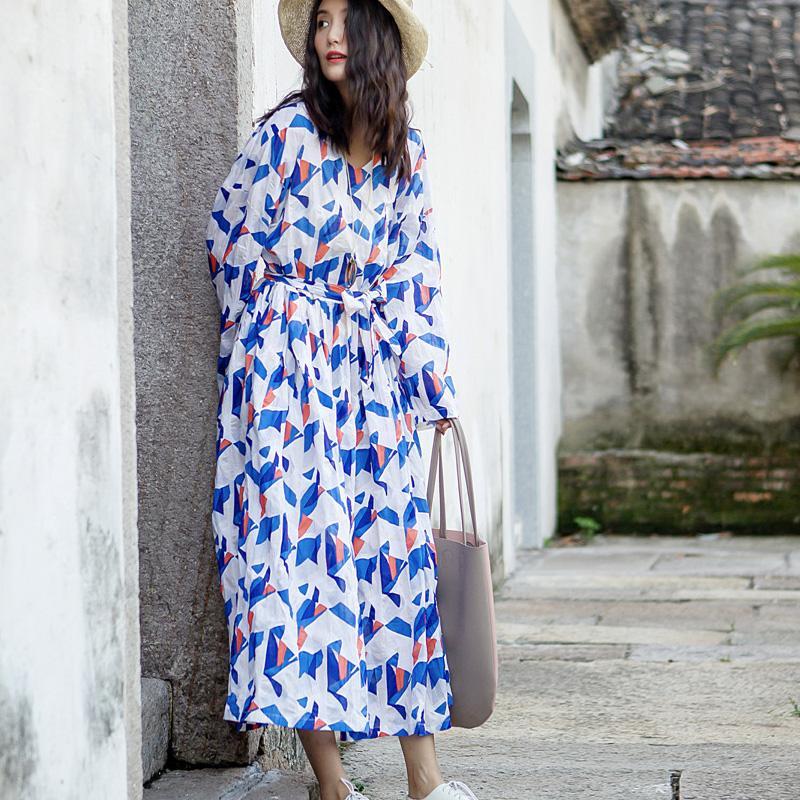 Бавовняна сукня з геометричним малюнком Buddha Trends Lylah Clare