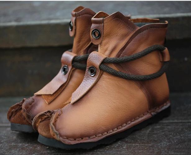 Buddha Trends Medieval Leather Boots