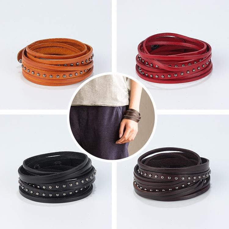 Buddha Trends Multi Layered Leather Bracelet