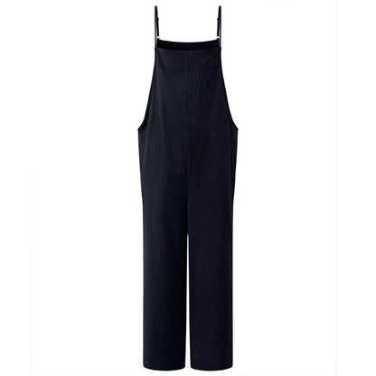 Buddha Trends Navy / L Street Cred Loose Wide Leg Overall