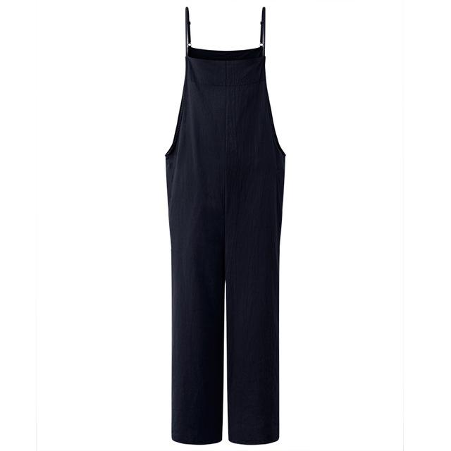 Buddha Trends Navy / L Street Cred Loose Wide Leg Overall