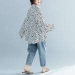 Buddha Trends One Size / Black and White Black and White Leopard Print Blouse