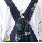 Buddha Trends One Size / Multicolor Charlie Brown e Snoopy 90's Denim Salopette