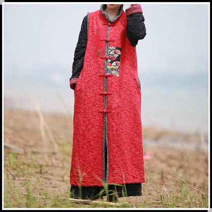 Tradycyjny chiński płaszcz bez rękawów