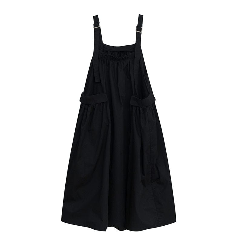 Buddha Trends overall dress Black / One Size Peace &amp; Love Maxi Overall Dress