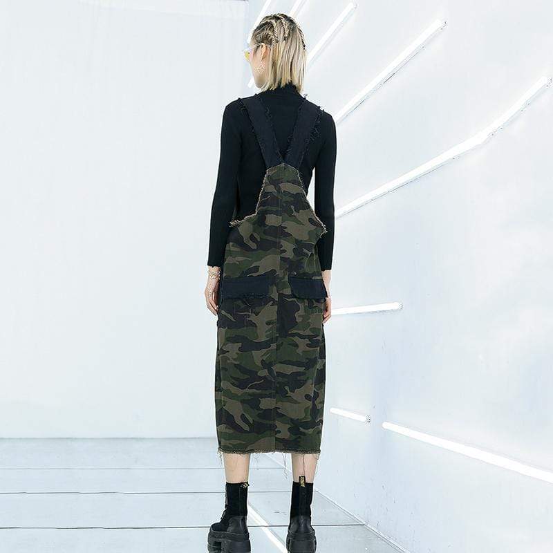 Soldier Camo Overall Dress