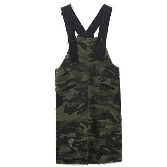 Soldier Camo Overall Dress