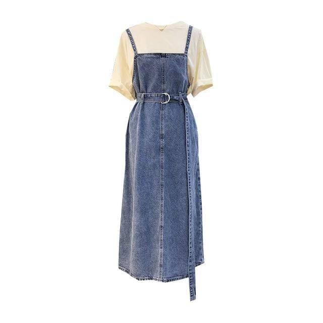 Vintage Jams Denim Overall Dress