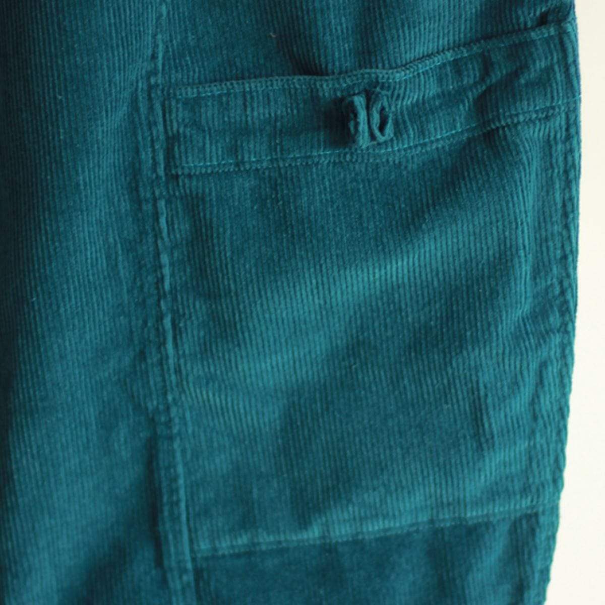 Loose Corduroy Pants With Pockets