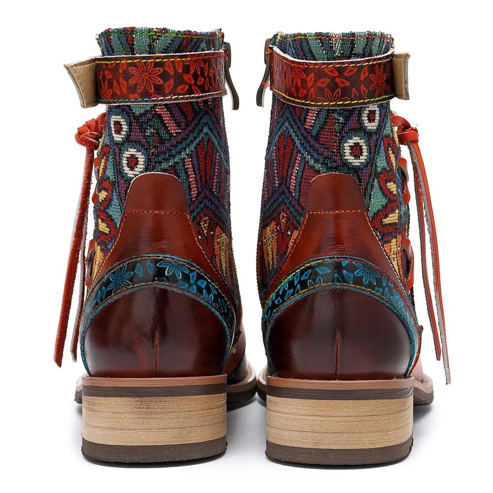Buddha Trends Peace Boho Hippie Ankle Boots