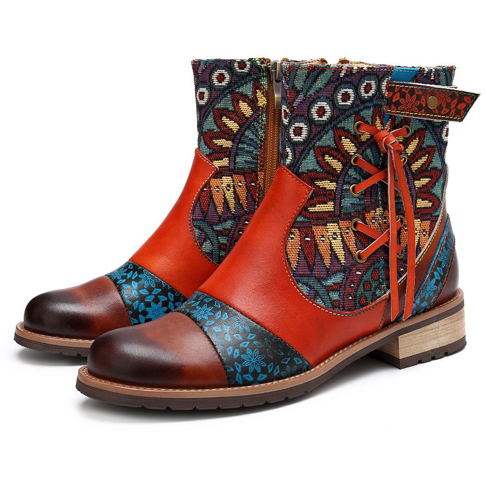 Buddha Trends Peace Boho Hippie Ankle Boots