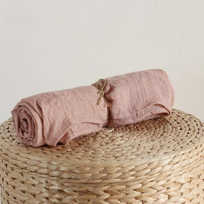 Bufanda de algodón de color puro rosa / talla única de Buddha Trends