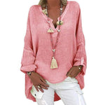 Buddha Trends Pink / XXL / United States Irina Oversized Plus Size Shirt