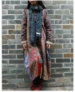 Chaqueta hippie vintage con patchwork al azar de Buddha Trends