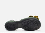 Buddha Trends retro květinové kožené boty