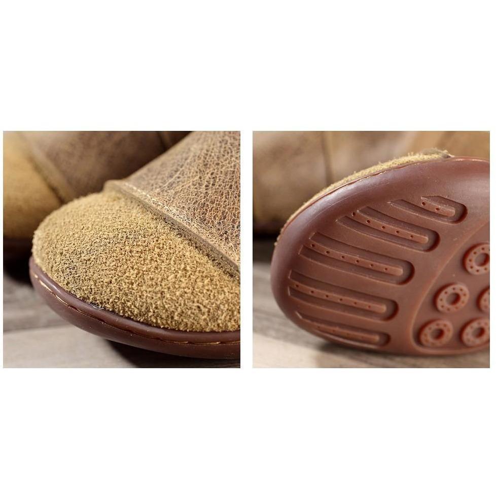 Buddha Trends Retro Horn Handmade Leather Shoes