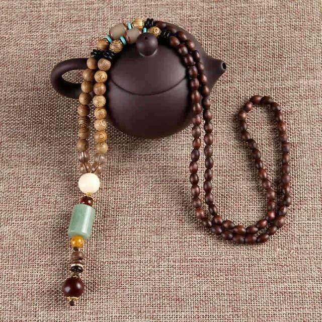 Revata Tribal Bodhi Wood Mala Beads