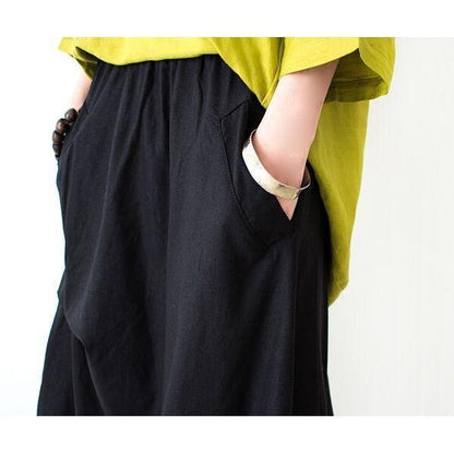 Buddha Trends Skirts Irregular Cut Retro Maxi Skirt