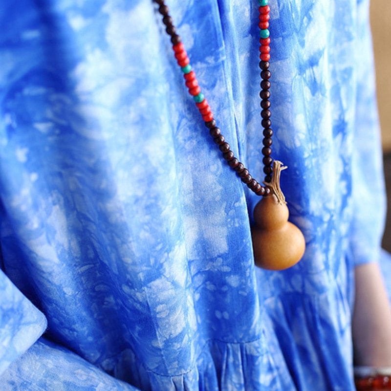 Buddha Trends Sky — це сукня-міді Limit Blue Tie-Dye