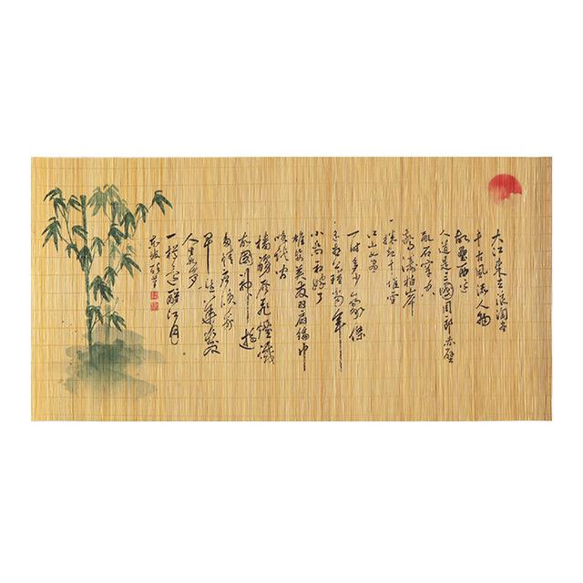 Buddha Trends Style 5 / Tapetes de bambú chinos tradicionales rectangulares