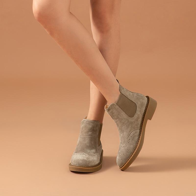 Buddha Trends Suede Chelsea Boots