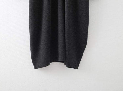 Buddha Trends Sweaters Rollkragen-Maxi-Pulloverkleid