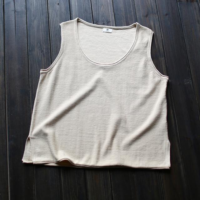 Buddha Trends Tops Beige / One Size Always Ready Loose Tank Top