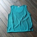 Buddha Trends Tops Pauwblauw / One Size Always Ready Loose Tank Top