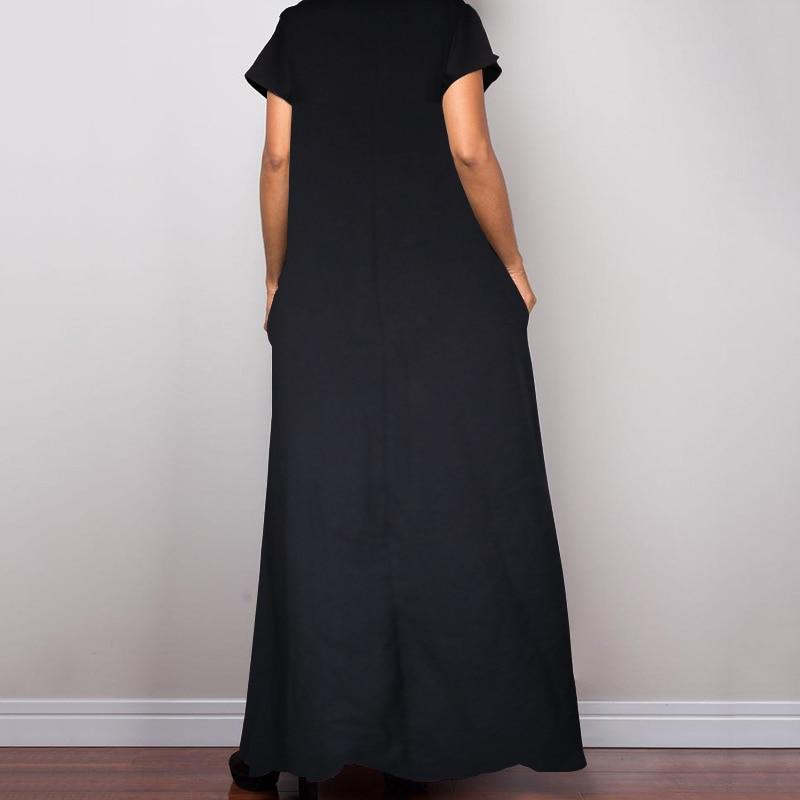 Buddha Trends Urban Hippie Short Sleeve Maxi Dress
