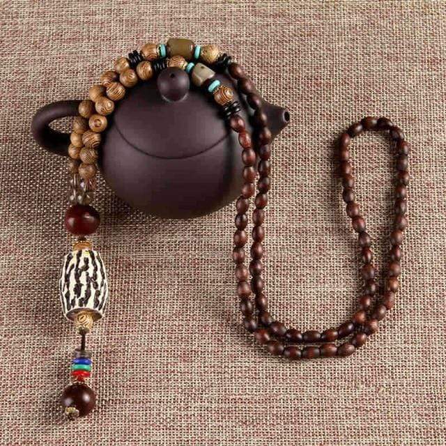 Velukantakiy? Tribal Bodhi Wood Mala Beads