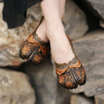 נעלי טאבי בלרינה מעור בעבודת יד