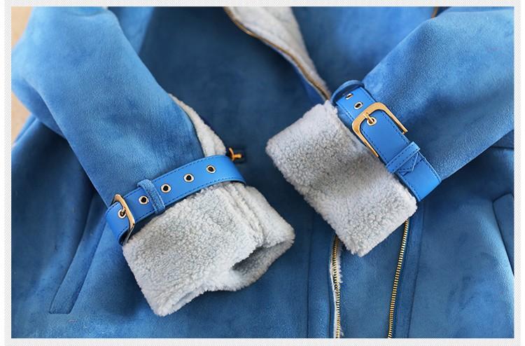 Warm and Comfy Blue Wool Spring Jacket | Mandala